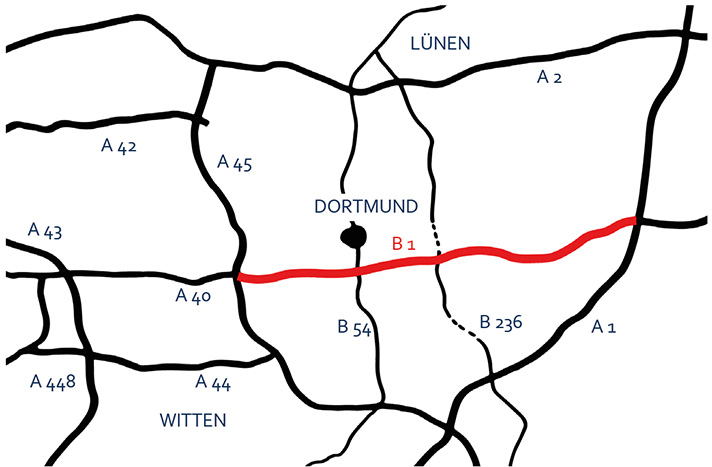 Bild 17: Mitten durch Dortmund – wie die Verkehrsprobleme lösen?