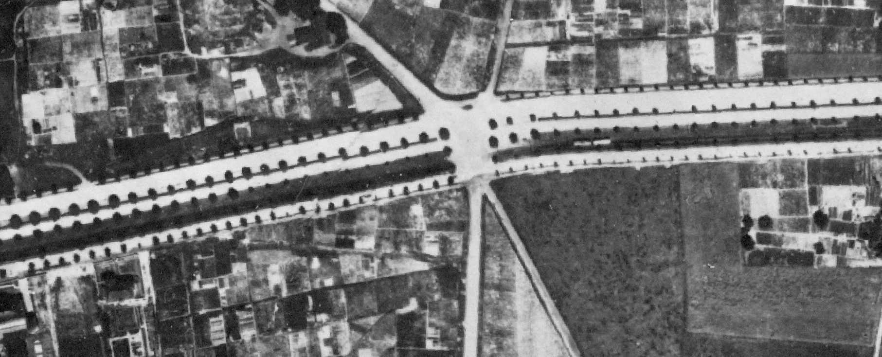  Bereich B1/Semerteichstraße als neue Stadtachse mit fünfreihiger Allee 1926